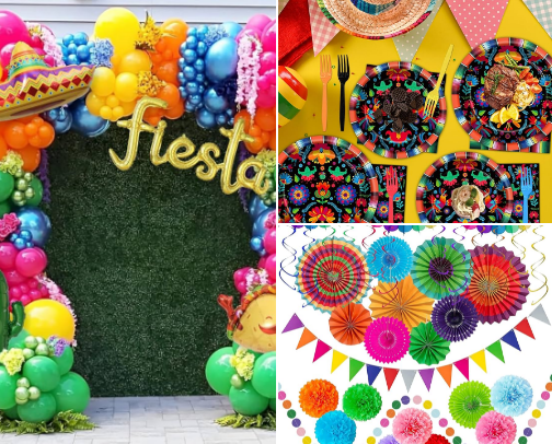 Cinco De Mayo Party Must Haves cover photo collage