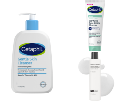 HYDRATING AND GENTLE ON SKIN FACIAL WASH cover photo collage