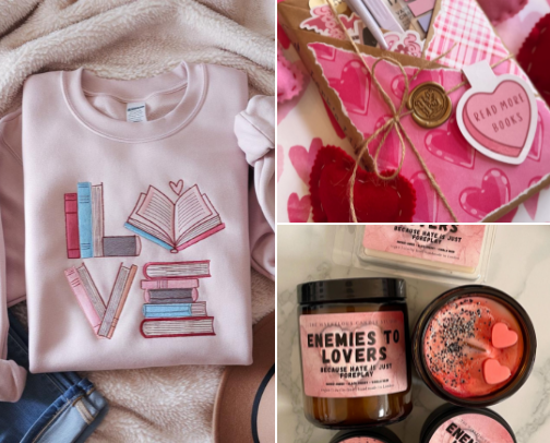 Valentine’s Day Gifts For Book Lovers cover photo collage