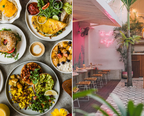 Favourite vegan cafes in Bali cover photo collage