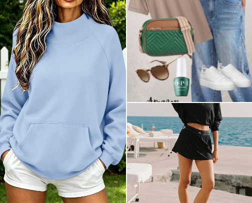 💕 the everyday cozy mom | outfits & accessories cover photo collage