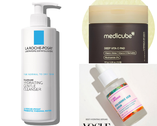 Skincare Routine cover photo collage
