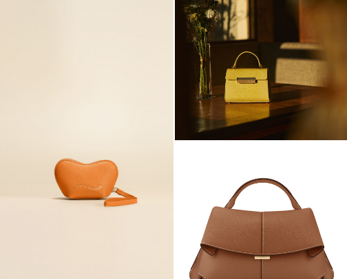Luxury hand bags cover photo collage