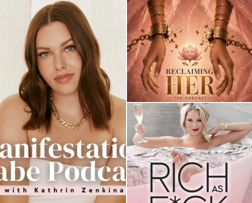Favorite Podcasts cover photo collage