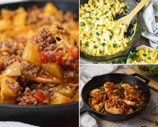 Favorite Easy Dinners! cover photo collage