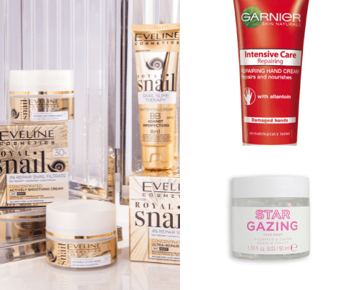 Skincare cover photo collage