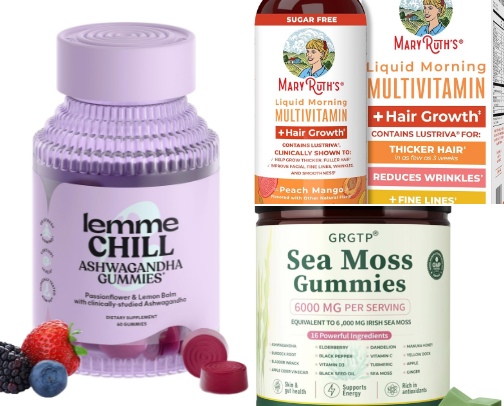 My all time best supplement shelf as a Mom cover photo collage
