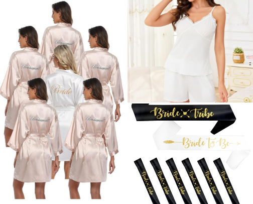 Affordable, chic and Elegant Bridal shower and wedding basics in Summer Wedding cover photo collage