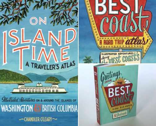 PDF Free - On Island Time: A Traveler's Atlas: Illustrated Adventures on and around the Islands of Washington and British Columbia (Drawn The Road) guide pairings cover photo collage