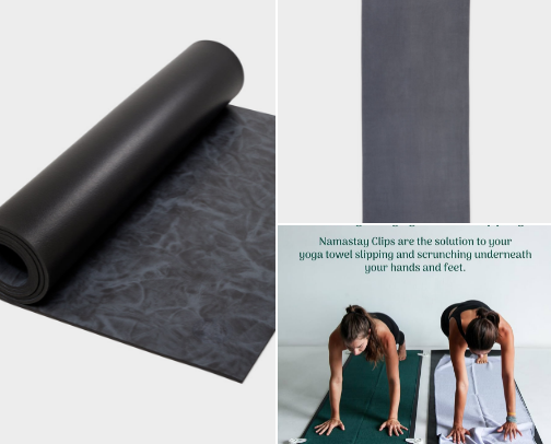 my favorite hot yoga recs!!! cover photo collage
