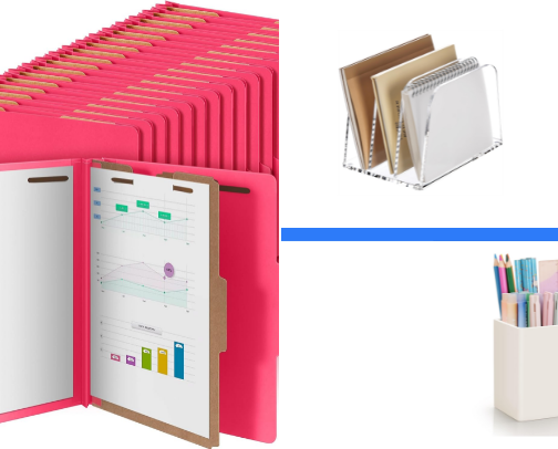 Elegant Desk Essentials 🖋️ cover photo collage