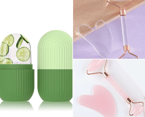 Skincare Tools cover photo collage