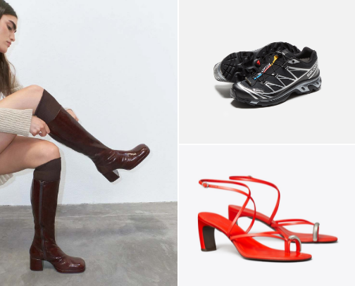 The only shoes I have on rotation right now cover photo collage