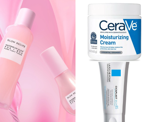 skin care cover photo collage