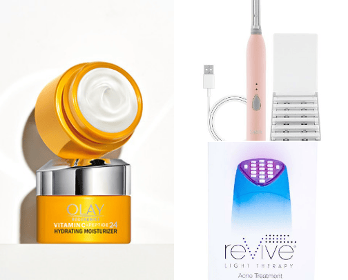 Skin care cover photo collage