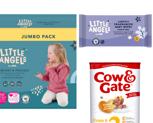 Baby essentials cover photo collage