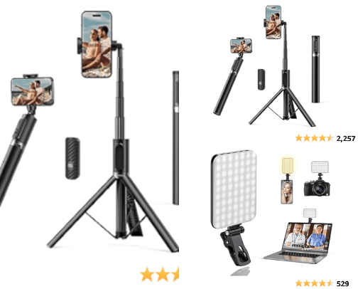 Content Creator Accessories cover photo collage