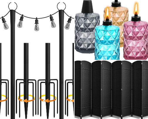 Patio Finds That Instantly Elevate Your Space cover photo collage