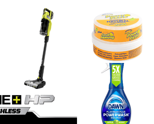 My favorite cleaning supplies cover photo collage