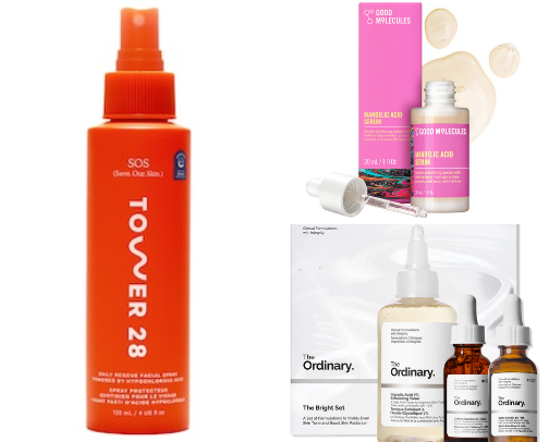What you'll find in my bathroom as an acne prone girlie! cover photo collage