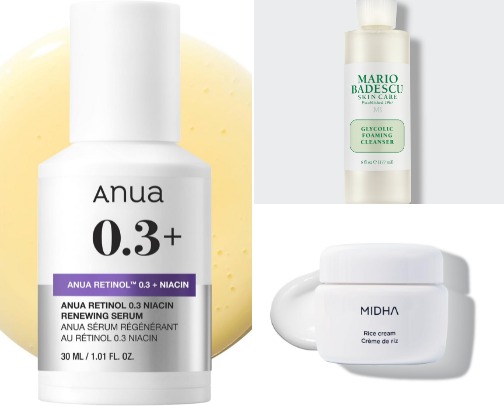 🌙 Night Skincare Routine cover photo collage