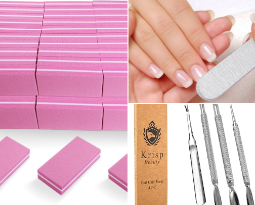 Gel nails at home! cover photo collage