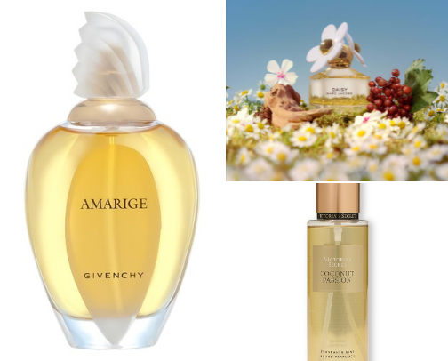 Fragance cover photo collage
