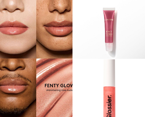 20 Creator-Approved Lip Glosses | Spring cover photo collage