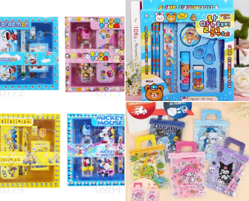 Stationary Set cover photo collage