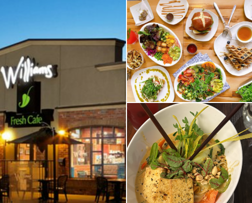 Gluten-free + Vegan Restaurant Options cover photo collage