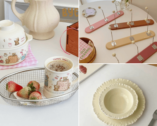 Perlengkapan rumah,kamar,dapur yg aesthetic🧺 cover photo collage