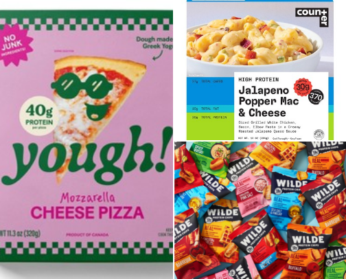 Fav high protein & low cal finds cover photo collage