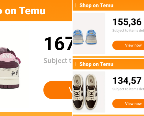 Temu shoes🙌🏽 cover photo collage