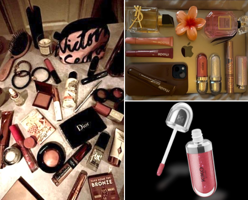 BEAUTY PRODUCTS I WOULD BRING TO A DESERT ISLAND cover photo collage