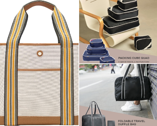 👜 Best Travel Bags (Suitcases, Totes, Backpacks, and more!) cover photo collage