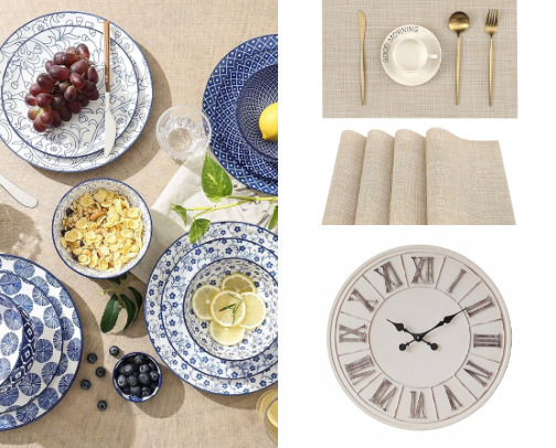 LOOKING for Style and Elegance in your home without spending a fortune? Here are some of my favorites! cover photo collage