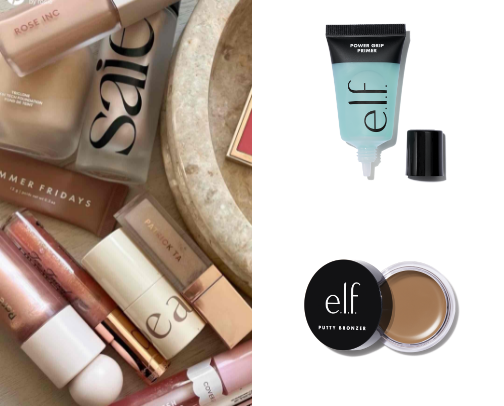 a full face of makeup for $50 (YES, IT’S POSSIBLE) 🪞💋 cover photo collage