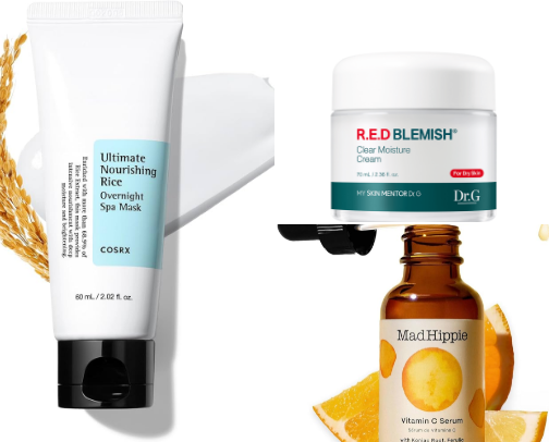 Skincare cover photo collage