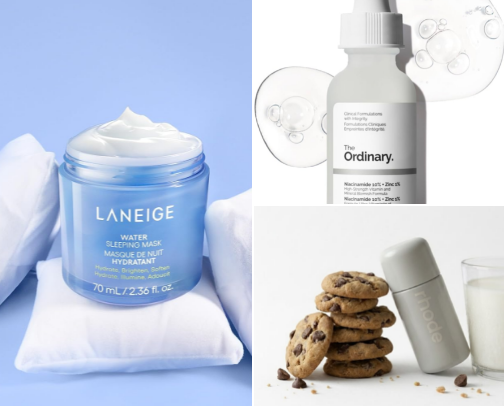 My Evening Skincare Routine🌙 cover photo collage
