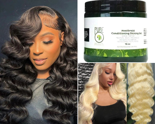 Hair Products cover photo collage