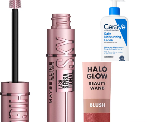 My favorite beauty recs as a redhead with fair skin (glowy and hydrated✨💅) cover photo collage
