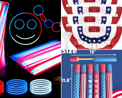 4th of July Celebrations 🎆 cover photo collage