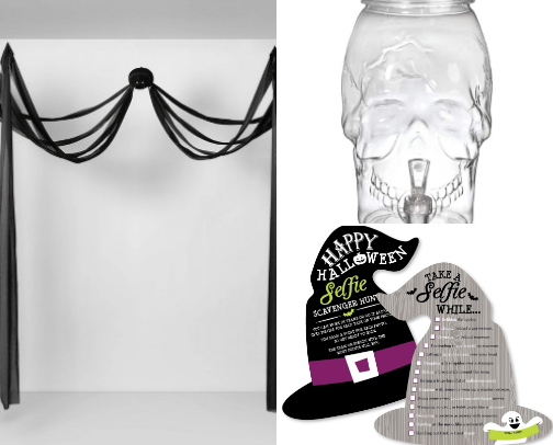 Halloween Party Decor cover photo collage