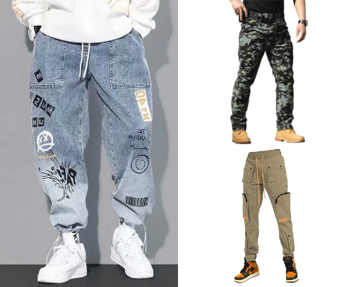 Men Cargo Pants Under $10 cover photo collage