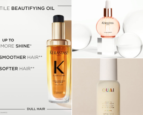Hair care cover photo collage