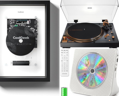 Spin it Back: Vinyl & CD Essentials cover photo collage