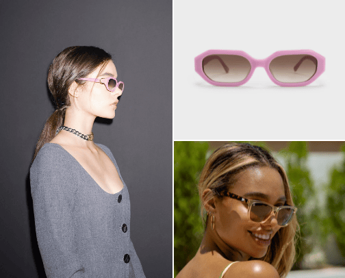 Trendy sunglasses for every occasion cover photo collage