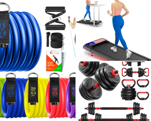 Home workout gear for the girlies💕✨ cover photo collage