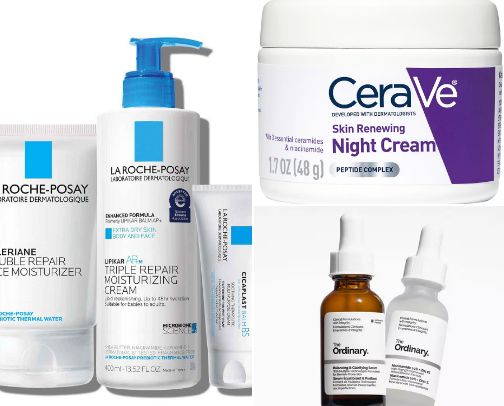Skincare cover photo collage