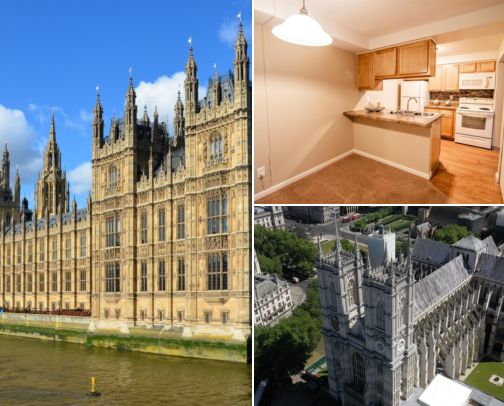 Lovely hotels in Westminster, London, United Kingdom cover photo collage